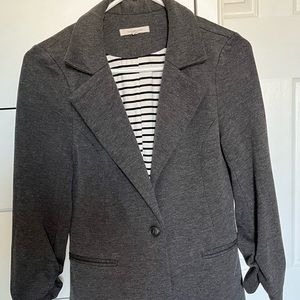 Stitch Fix 41 Hawthorn stretch Grey Boyfriend Jacket Blazer Medium